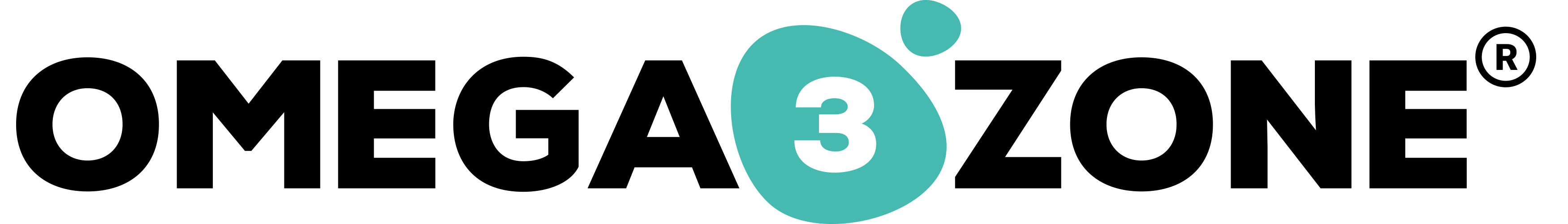 Ein Omega3zone Logo mit dem Buchstaben e darauf.
