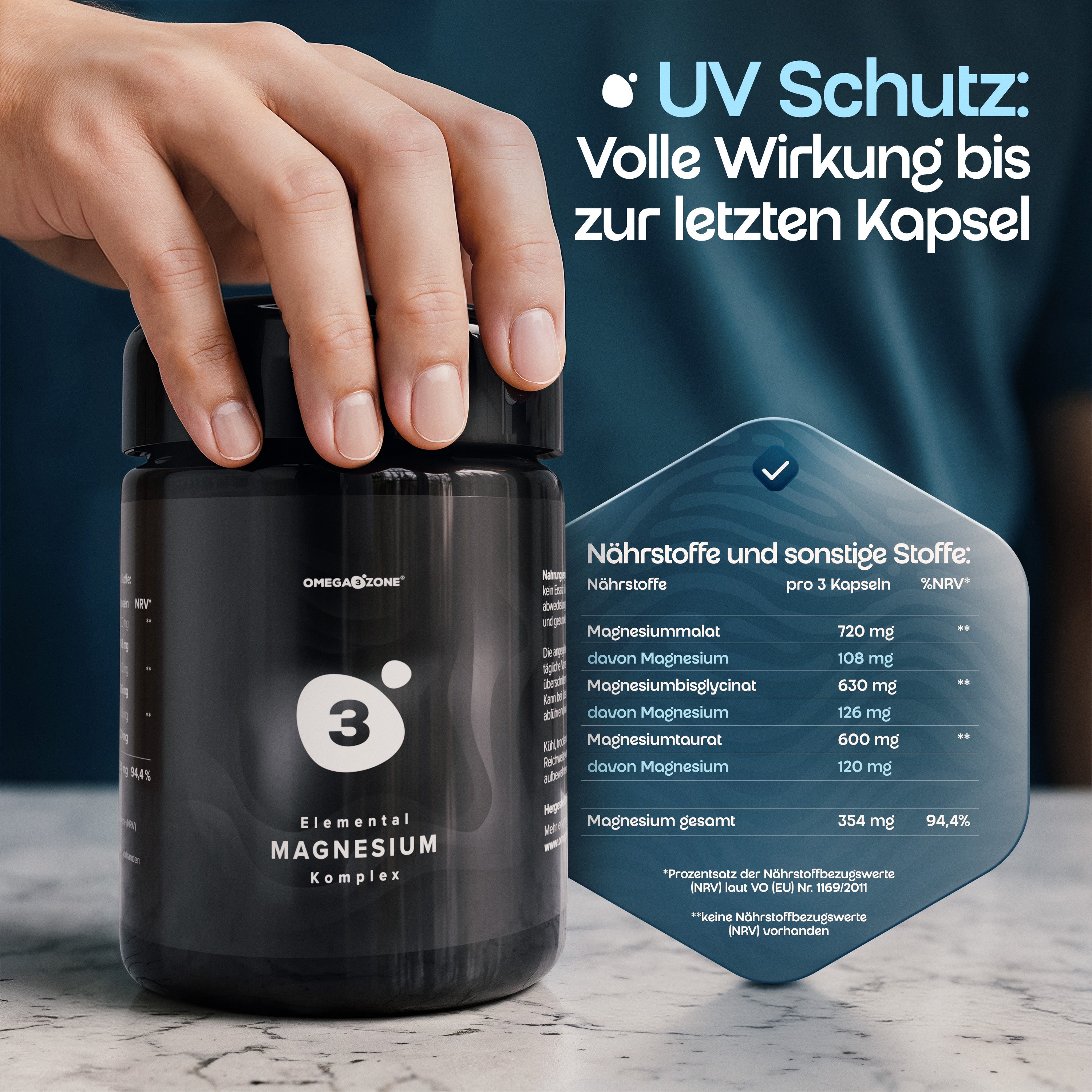 Magnesium Komplex aus Bisglycinat, Taurat und Malat