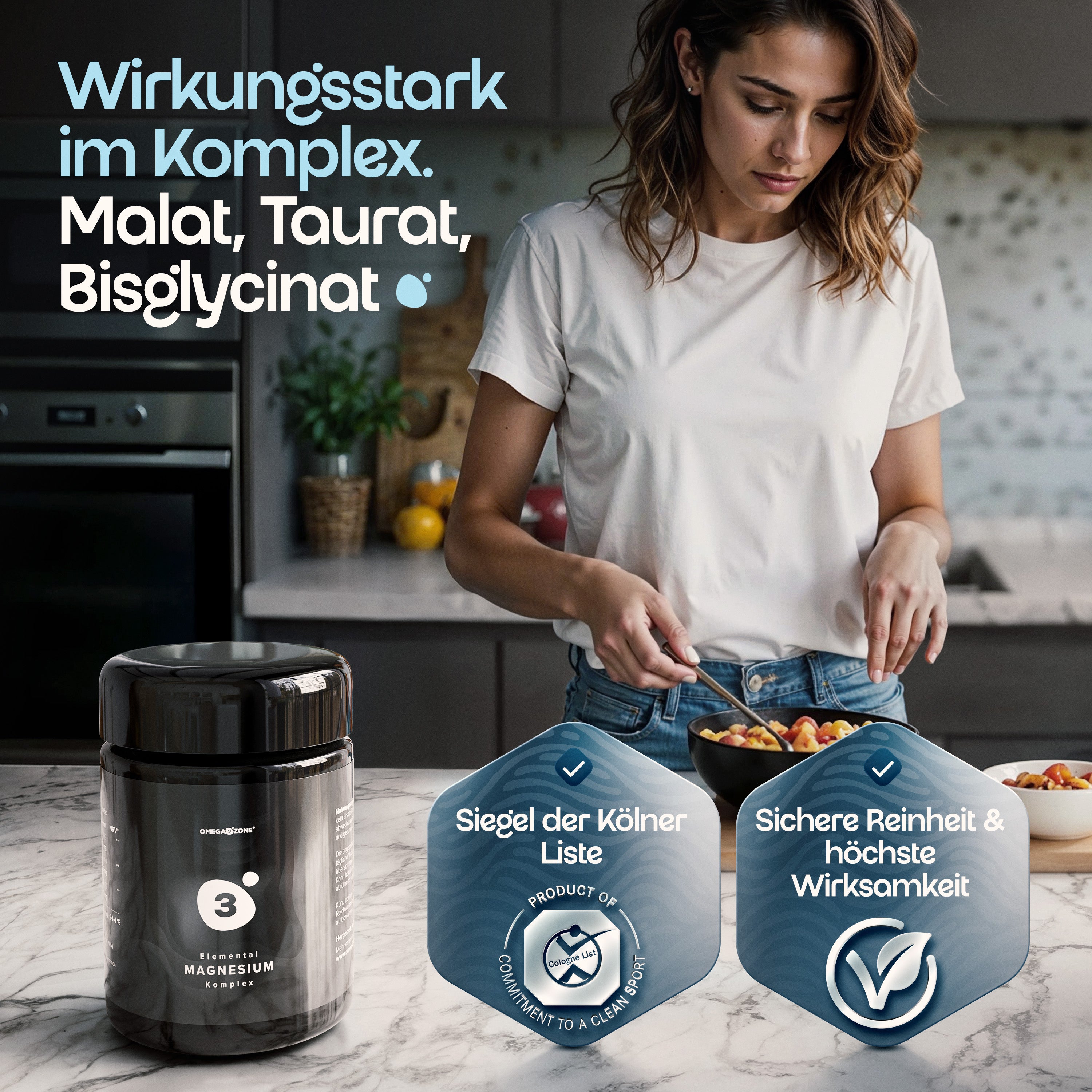 Magnesium Komplex aus Bisglycinat, Taurat und Malat