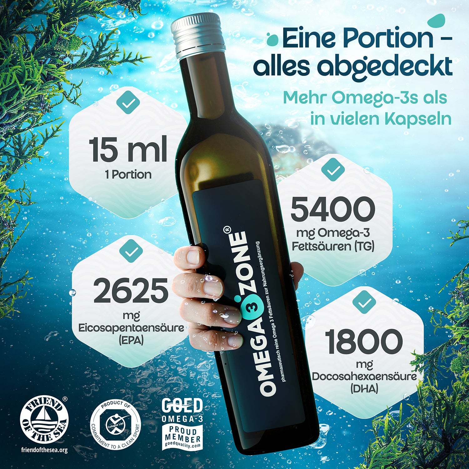 Omega-3 Fischöl von omega3zone