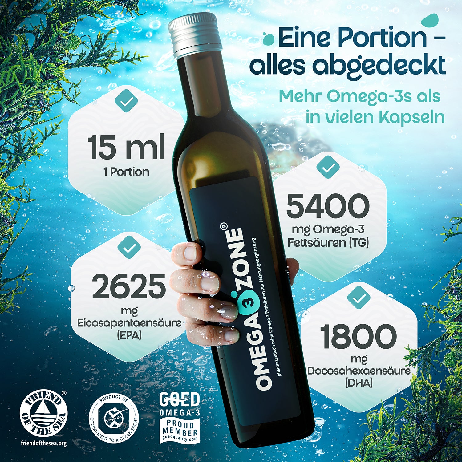 Omega 3 Fischöl | 500ml
