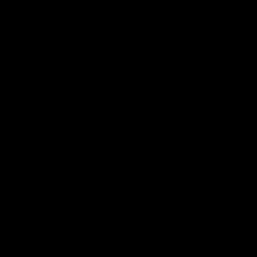 Ein schwarzes Symbol mit einem springenden Menschen