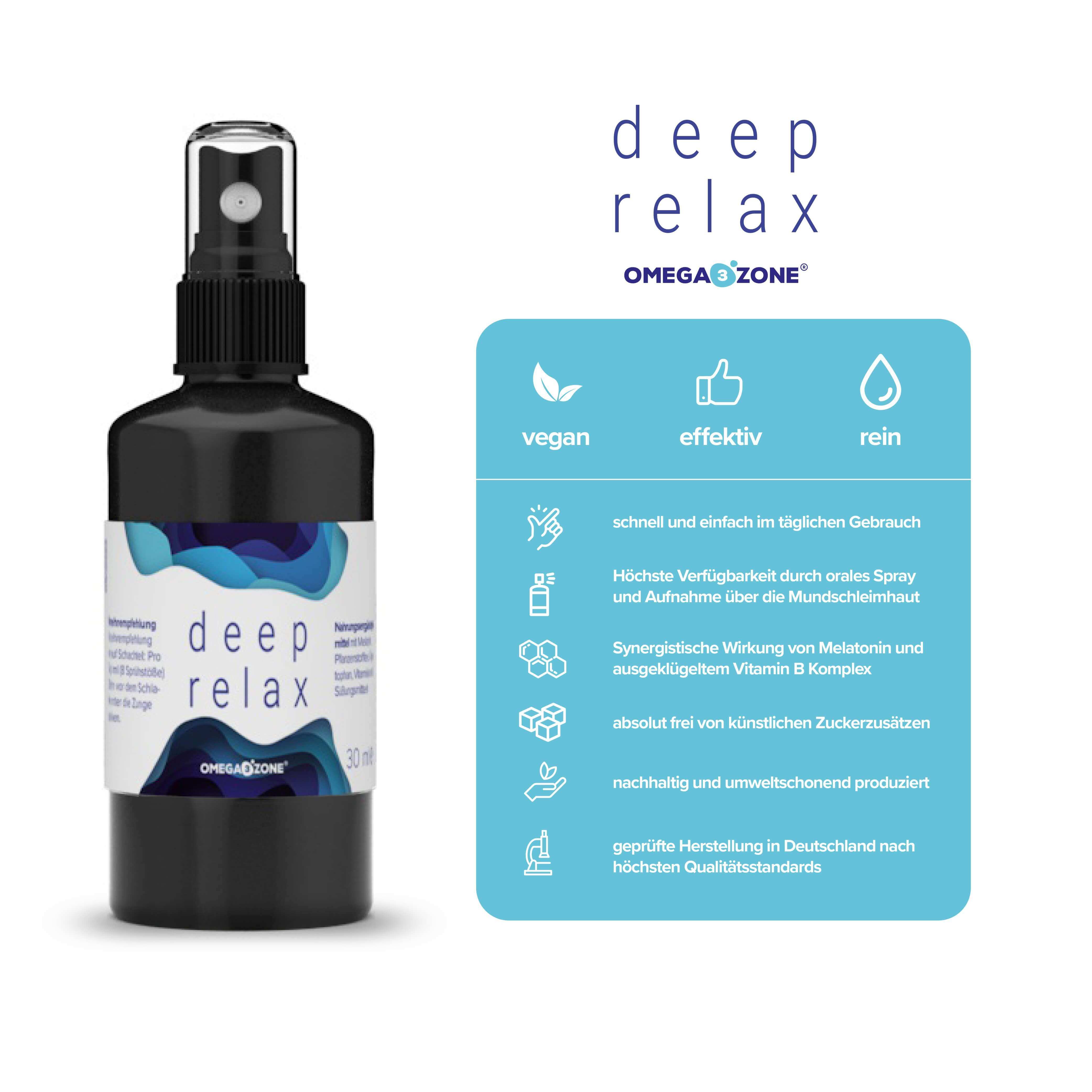 Vorteile von DeepRelax Schlafspray